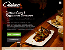 Tablet Screenshot of calabashbistro.com